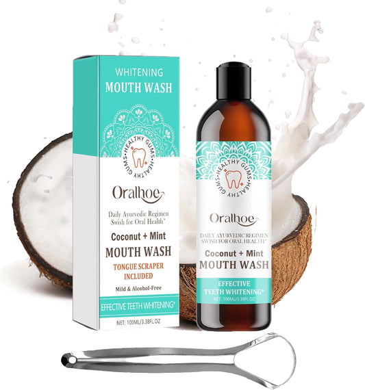 Coconut Mint Pulling Oil Mouthwash Kit