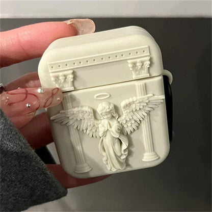 Cute 3D Prayer Angel Silicone Case For Airpods