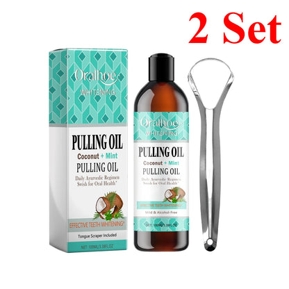 Coconut Mint Pulling Oil Mouthwash Kit