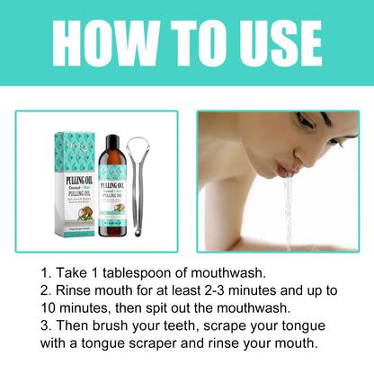 Coconut Mint Pulling Oil Mouthwash Kit