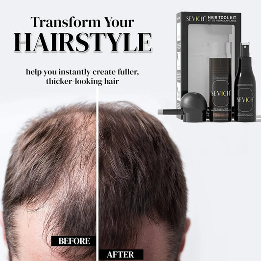 Sevich Hair Building Fiber Powder Kit