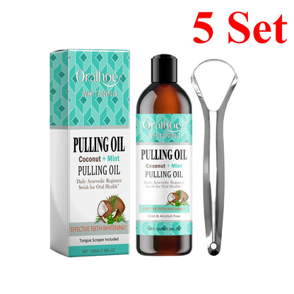 Coconut Mint Pulling Oil Mouthwash Kit
