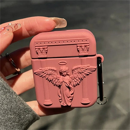 Cute 3D Prayer Angel Silicone Case For Airpods