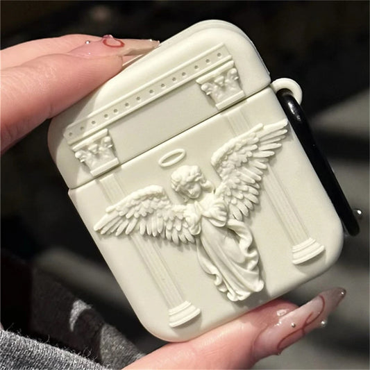 Cute 3D Prayer Angel Silicone Case For Airpods