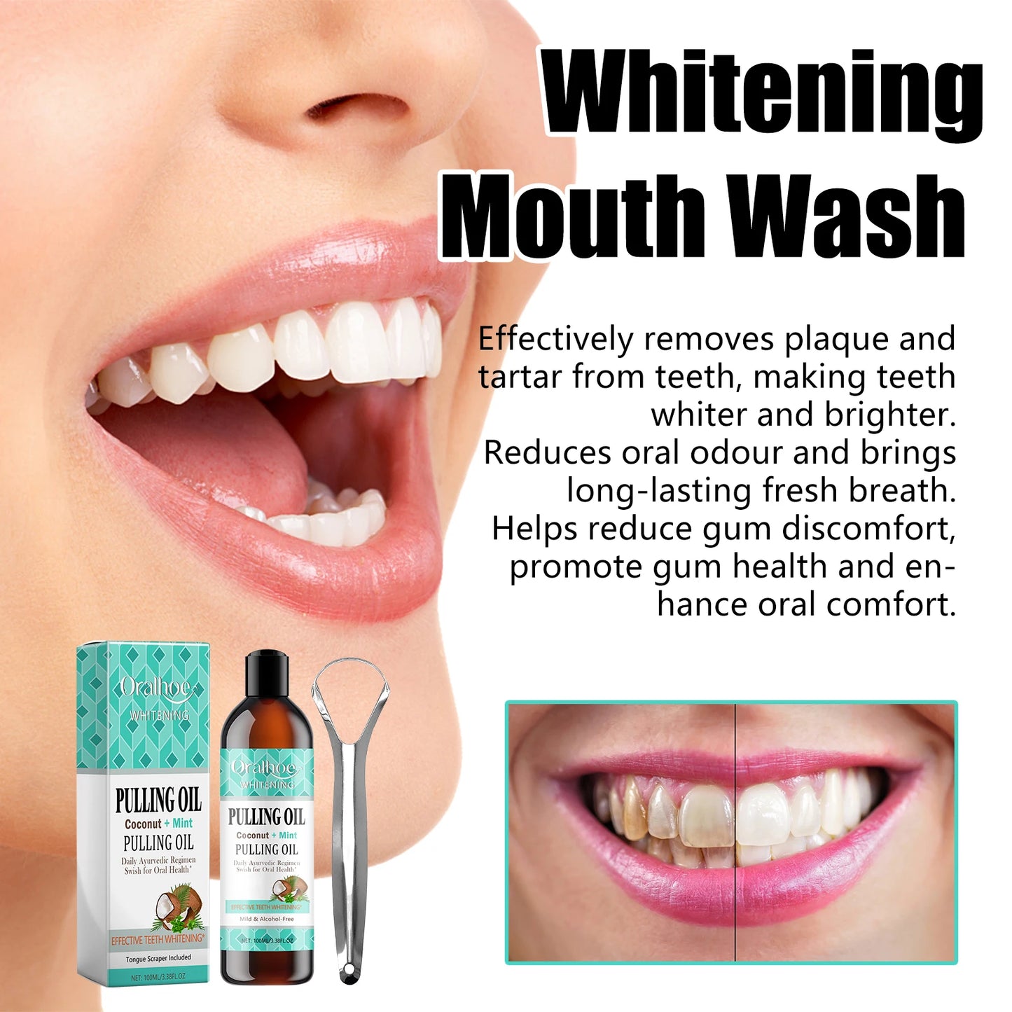 Coconut Mint Pulling Oil Mouthwash Kit