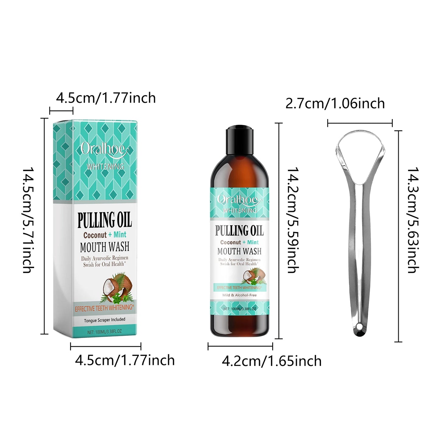 Coconut Mint Pulling Oil Mouthwash Kit