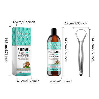 Coconut Mint Pulling Oil Mouthwash Kit